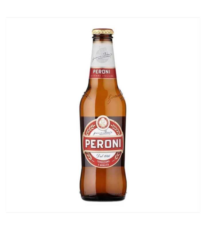 Peroni beer red
